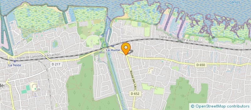 localisation de l'entreprise CINQA  MERIGNAC