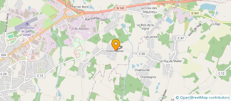 localisation de l'entreprise CINQOPTI  SAINT-JUNIEN