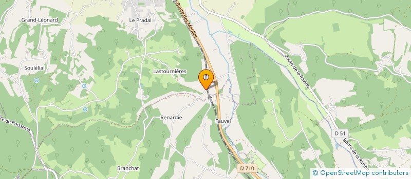 localisation de l'entreprise CINQSOUX  MONPLAISANT