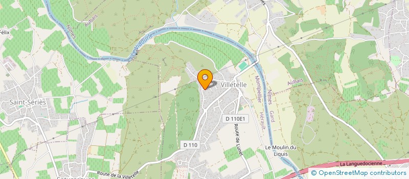 localisation de l'entreprise CINQUA  VAUVERT