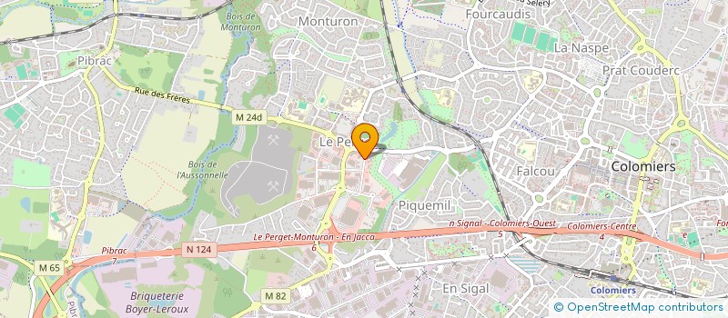 localisation de l'entreprise CINQUA à COLOMIERS