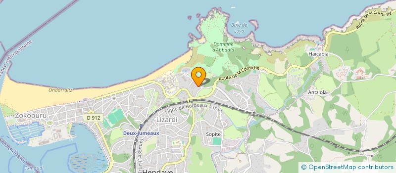 localisation de l'entreprise CINQUALBRES à HENDAYE