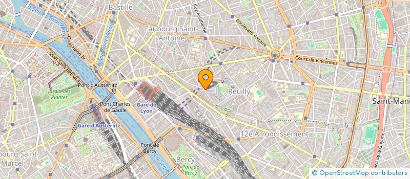 localisation de l'entreprise CINQUANTE NUANCES DE KIZ'  PARIS