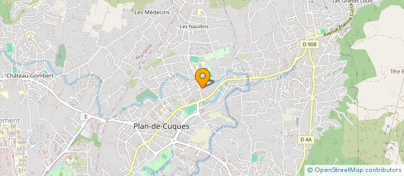 localisation de l'entreprise CINQUAXE  PLAN-DE-CUQUES