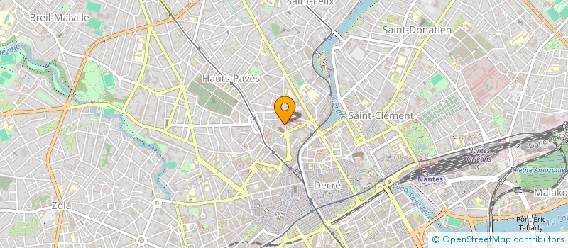 localisation de l'entreprise CINQUE PROMOTION  NANTES