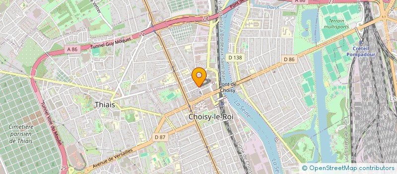 localisation de l'entreprise CINQUIEME ETOILE à CHOISY-LE-ROI