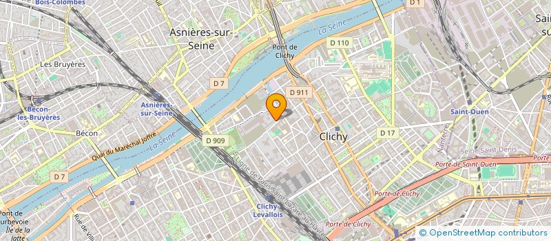 localisation de l'entreprise CINQUIEME ROUE à CLICHY