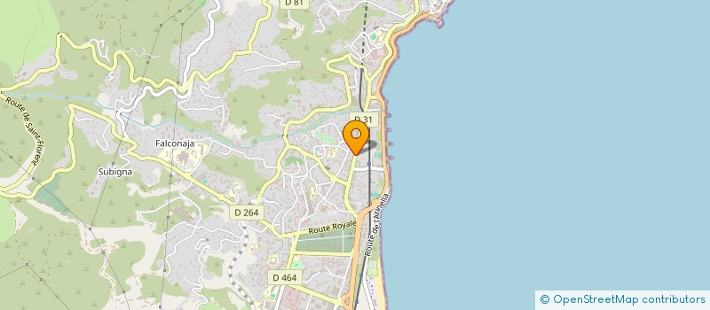 localisation de l'entreprise CINQUINI ET FILS GARAGE RIVOLI à BASTIA