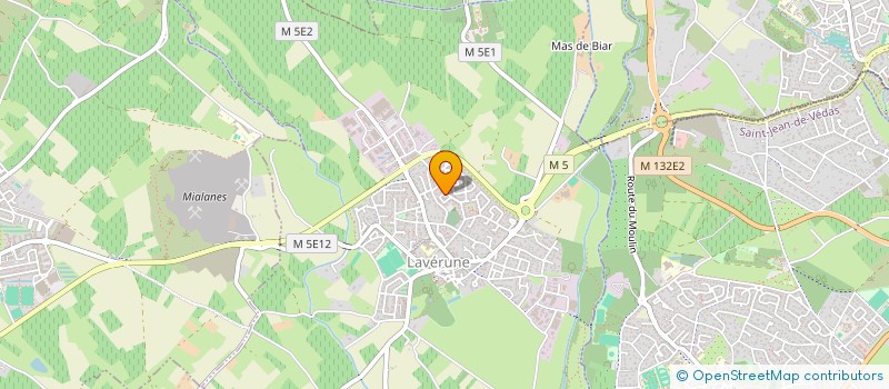 localisation de l'entreprise CINQUINO à LAVERUNE