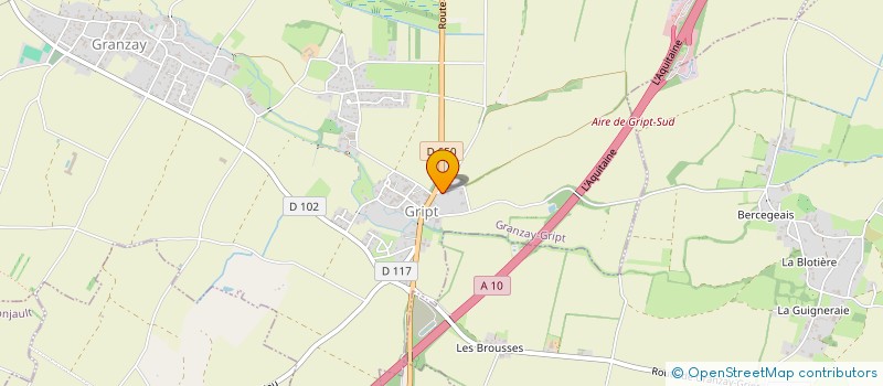localisation de l'entreprise CINQUO à GRANZAY-GRIPT