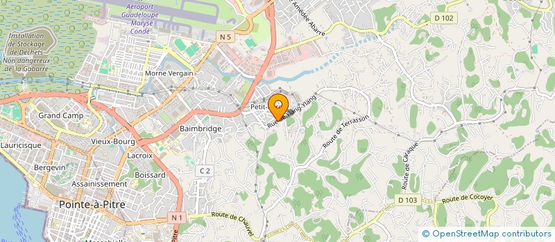 localisation de l'entreprise CINTA  LES ABYMES