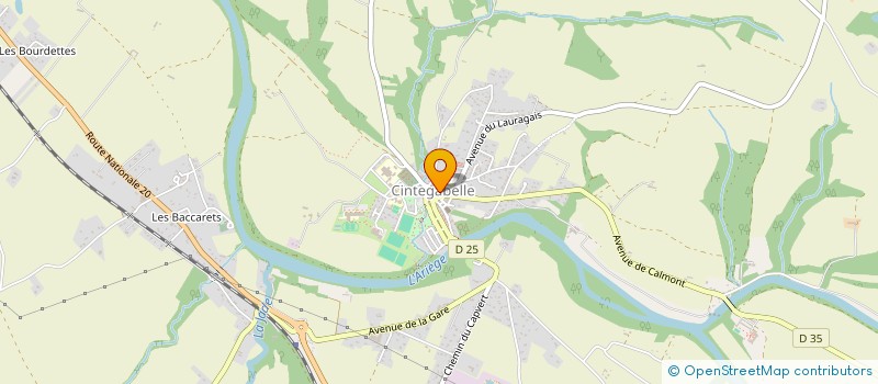 localisation de l'entreprise CINTEGABELLE JUDO/SAMBO à CINTEGABELLE