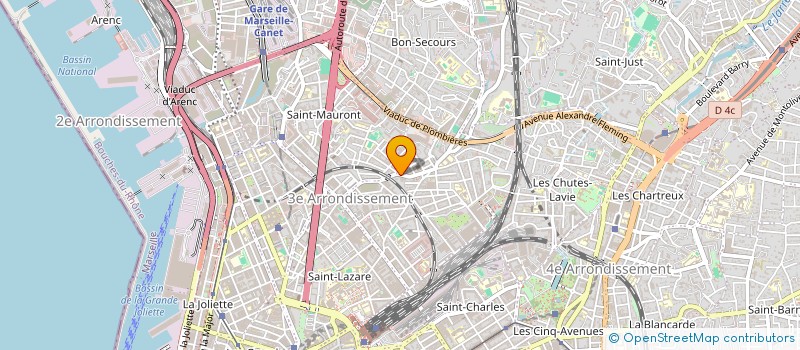 localisation de l'entreprise CINTORA à MARSEILLE