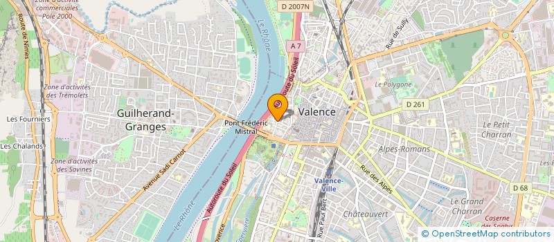 localisation de l'entreprise CINTRAGE-LPPB SAS à VALENCE