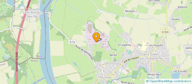 localisation de l'entreprise CINTRAMETAUX à SAINT-DIDIER-SUR-CHALARONNE