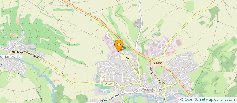 localisation de l'entreprise CINTRE CONCEPT à WASSELONNE