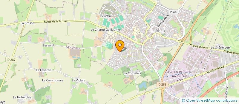 localisation de l'entreprise CINTRE MED  LE RHEU