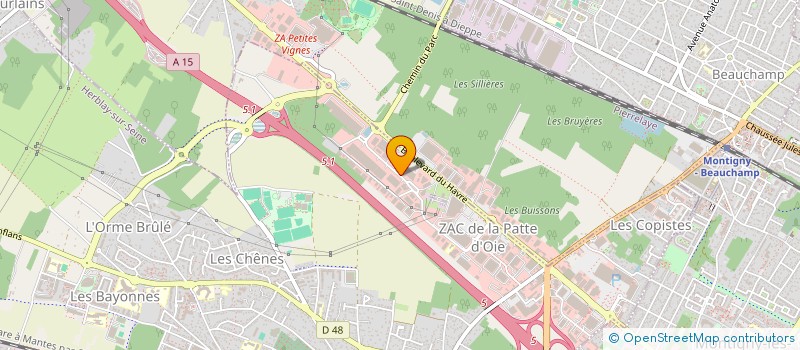 localisation de l'entreprise CINTROMECA à HERBLAY-SUR-SEINE