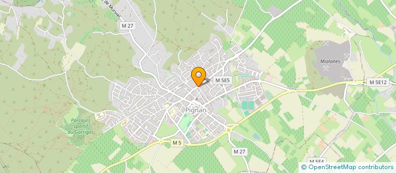 localisation de l'entreprise CINVIA  PIGNAN