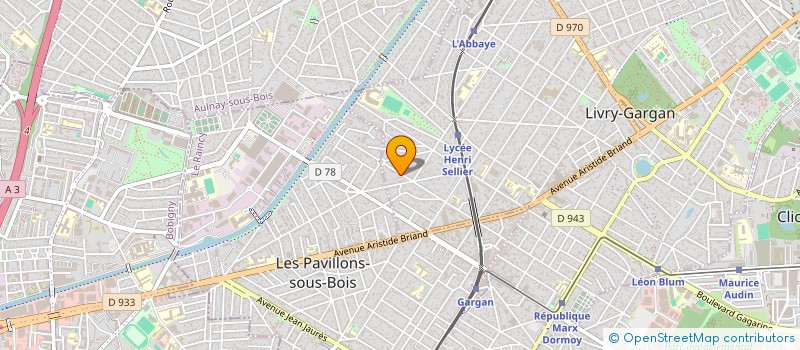 localisation de l'entreprise CIO BAT à LIVRY-GARGAN