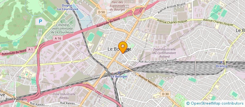 localisation de l'entreprise CIO BAT à LE BOURGET