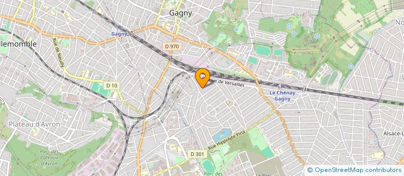 localisation de l'entreprise CIOCAN  GAGNY