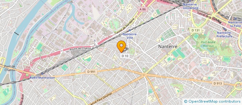 localisation de l'entreprise CIOCAN  NANTERRE