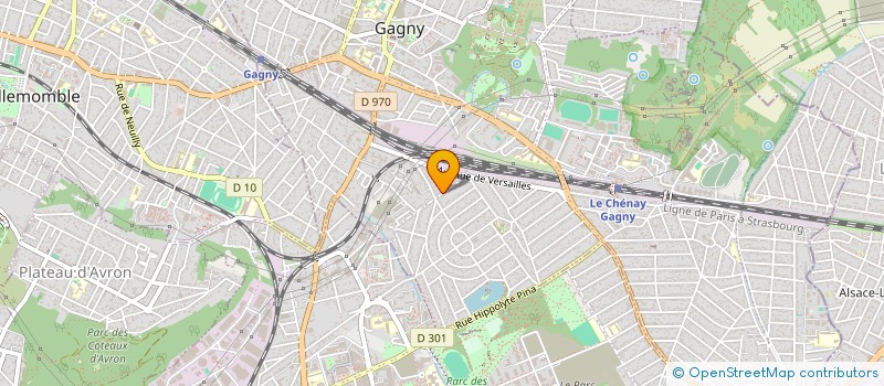 localisation de l'entreprise CIOCAN BAT à GAGNY