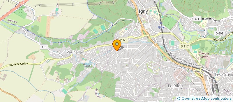 localisation de l'entreprise CIOCAN IMMO  IGNY