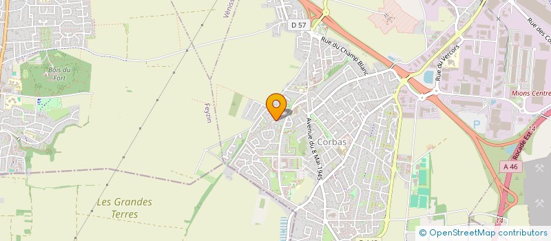 localisation de l'entreprise CIOCIA BRAND à CORBAS