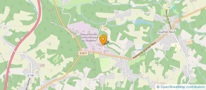 localisation de l'entreprise CIOLENAID  SAINT-MARTIN-DE-SEIGNANX