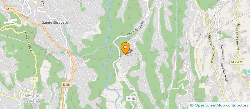 localisation de l'entreprise CIOLI INVESTISSEMENTS  LA GAUDE