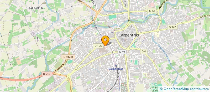 localisation de l'entreprise CIOPTIQUE à CARPENTRAS