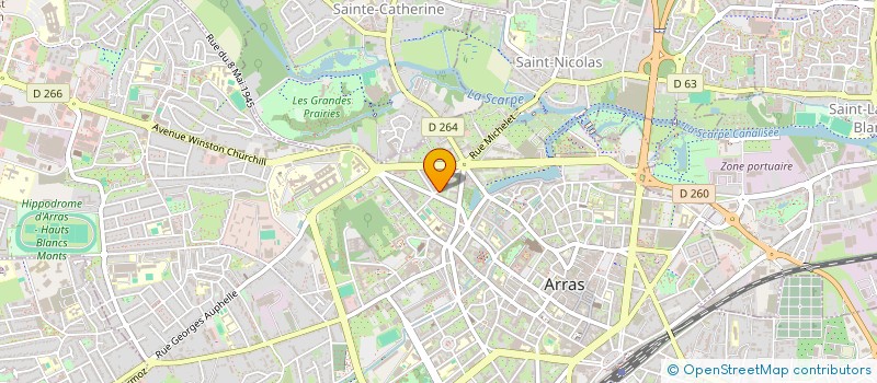 localisation de l'entreprise CIOREM à ARRAS