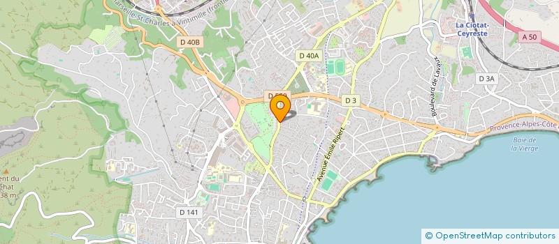 localisation de l'entreprise CIOSAT à LA CIOTAT