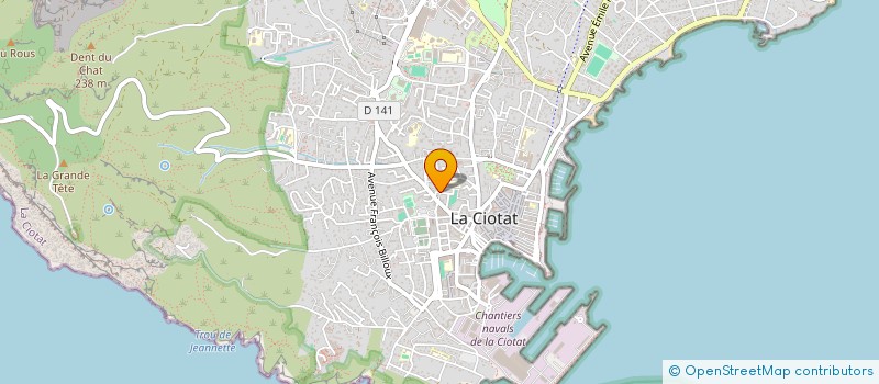 localisation de l'entreprise CIOTADINGUE  LA CIOTAT