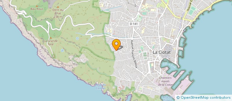 localisation de l'entreprise CIOTAT B  LA CIOTAT