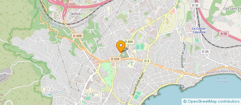 localisation de l'entreprise CIOTAT BALLROOM DANCING  LA CIOTAT