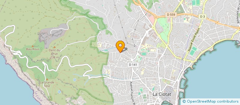 localisation de l'entreprise CIOTAT MER NATURE ENVIRONNEMENT  LA CIOTAT