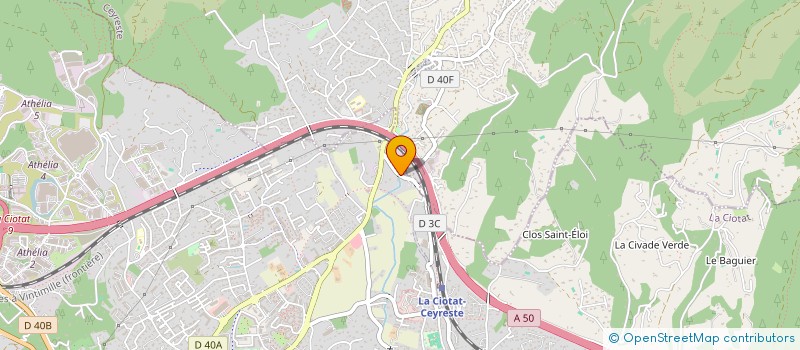 localisation de l'entreprise CIOTAT NAUTIQUE SERVICES  LA CIOTAT