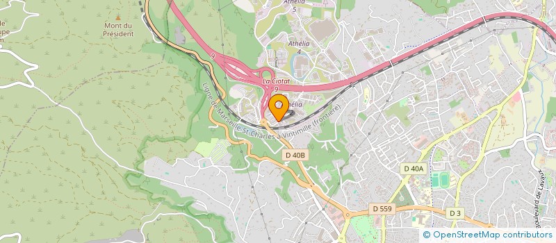 localisation de l'entreprise CIOTAT USINAGE à LA CIOTAT