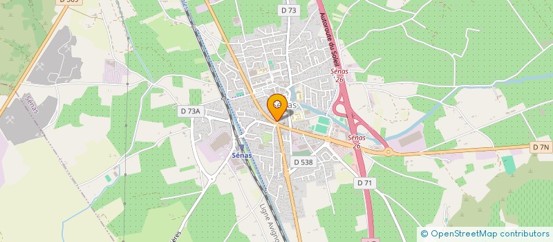 localisation de l'entreprise CIP à SENAS