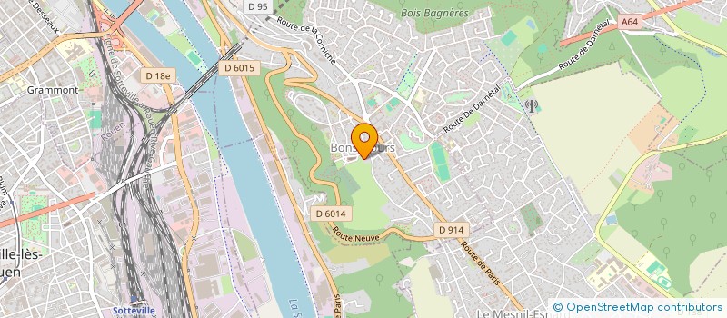 localisation de l'entreprise CIP  BONSECOURS