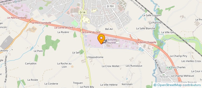 localisation de l'entreprise CIP AUTOMATION  LAMBALLE-ARMOR