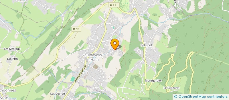 localisation de l'entreprise CIP BORGES à VAULNAVEYS-LE-HAUT