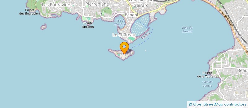 localisation de l'entreprise CIP CLUB CROISIERES à BANDOL