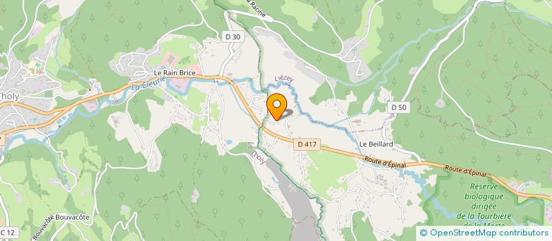 localisation de l'entreprise CIP CONSEIL AUX INDUSTRIES DE PROCESS  GERARDMER