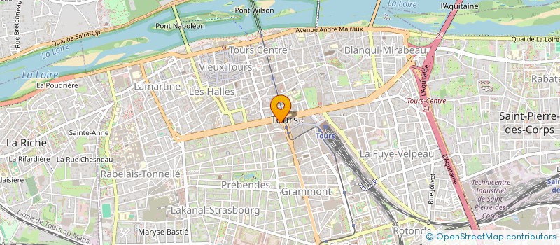 localisation de l'entreprise CIP (CONSEILS EN INGENIERIE PATRIMONIALE ) IN FINE  TOURS