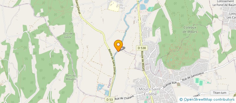 localisation de l'entreprise CIPA  MOURS-SAINT-EUSEBE