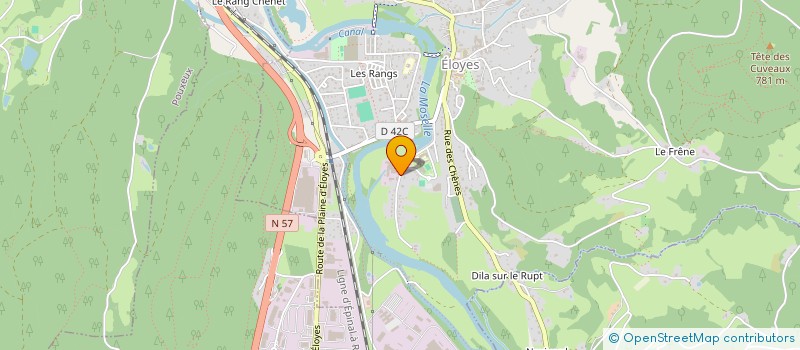 localisation de l'entreprise CIPA DISTRIBUTION à ELOYES